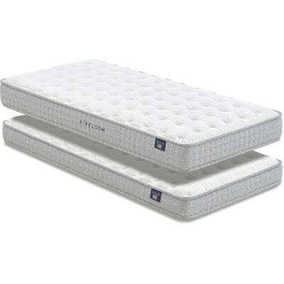 Aireloom Pack 2 colchones infantil- juvenil de muelles ensacados 24+17 cm. Rookie V2 . (Cama 90 x 200 cm) Aireloom Pack 2 colchones infantil- juvenil de muelles ensacados 24+17 cm. Rookie V2 . (Cama 90 x 200 cm)