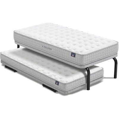 Aireloom Conjunto cama nido Rookie + pack 2 colchones infantil-juvenil Rookie V2 . (Cama 80 x 182 cm) Aireloom Conjunto cama nido Rookie + pack 2 colchones infantil-juvenil Rookie V2 . (Cama 80 x 182 cm)