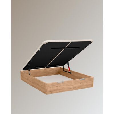 Sonpura Canapé abatible de madera con 2 tapas Stela 3D . (Cama 135 x 200 cm) Nogal Sonpura Canapé abatible de madera con 2 tapas Stela 3D . (Cama 135 x 200 cm) Nogal