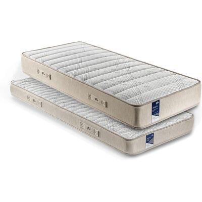 Pardo Pack 2 colchones infantil-juvenil de muelles ensacados y HR + visco 25 + 17 cm Asura 4.0 . (Cama 90 x 200 cm) Pardo Pack 2 colchones infantil-juvenil de muelles ensacados y HR + visco 25 + 17 cm Asura 4.0 . (Cama 90 x 200 cm)