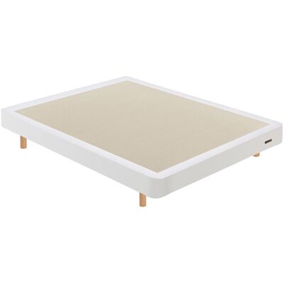 Flex Base tapizada Firme Polipiel . (Cama 105 x 190 cm) Blanco Flex Base tapizada Firme Polipiel . (Cama 105 x 190 cm) Blanco