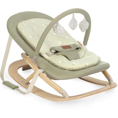 Jané Hamaca Kalm con estructura madera, 0-9kg. (73 X 48 X 54 Cm) Verde anticuario Jané Hamaca Kalm con estructura madera, 0-9kg. (73 X 48 X 54 Cm) Verde anticuario