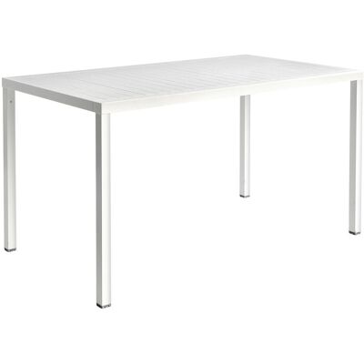 Mesa Cube Nardi 140cm - Jardín y Veranda - Blanco Mesa Cube Nardi 140cm - Jardín y Veranda - Blanco