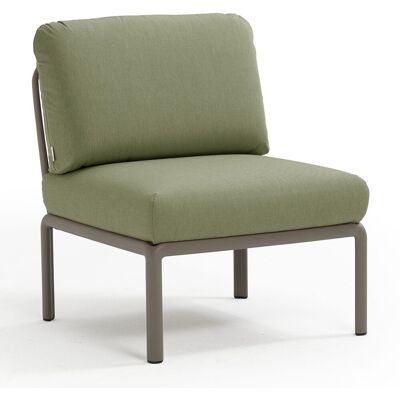 Nardi Módulo central para sofá de jardín Komodo . Topo / Verde Oscuro Nardi Módulo central para sofá de jardín Komodo . Topo / Verde Oscuro