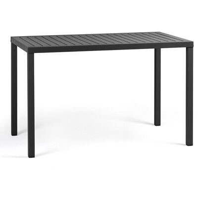 Nardi Mesa auxiliar de jardín de resina apilable Cube 70 . (70 x 120 cm) Antracita Nardi Mesa auxiliar de jardín de resina apilable Cube 70 . (70 x 120 cm) Antracita