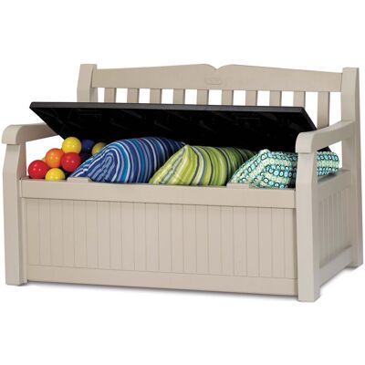 Keter Arcón Banco de resina Eden Garden Bench. (265 l) Beige Keter Arcón Banco de resina Eden Garden Bench. (265 l) Beige
