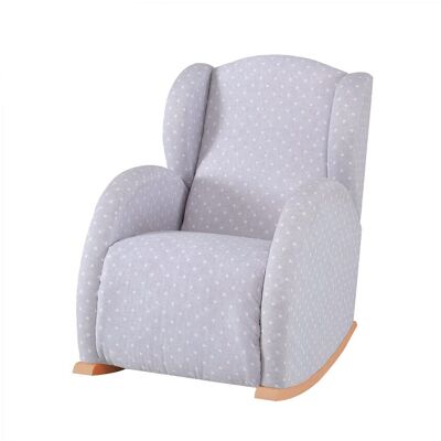 Micuna Butaca Mecedora de lactancia reclinable Flor Relax. Gris niño Micuna Butaca Mecedora de lactancia reclinable Flor Relax. Gris niño