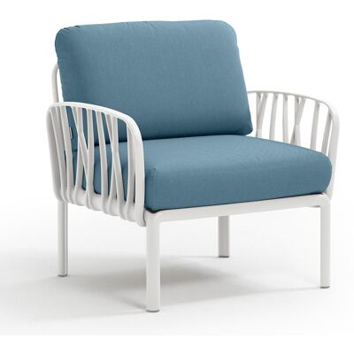 Sillón exterior Nardi Komodo - Diseño moderno blanco Sillón exterior Nardi Komodo - Diseño moderno blanco
