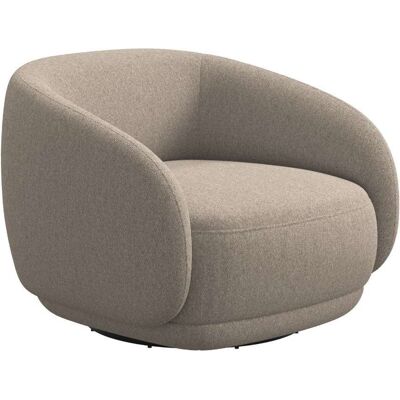 BoConcept Butaca giratoria Bolzano tela Lazio bouclé . Beige BoConcept Butaca giratoria Bolzano tela Lazio bouclé . Beige