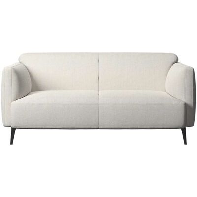 BoConcept Sofá Modena de 2 plazas tela Lazio bouclé . Blanco BoConcept Sofá Modena de 2 plazas tela Lazio bouclé . Blanco