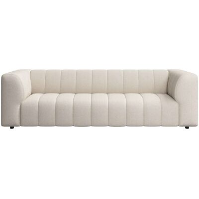 BoConcept Sofá Bellagio de 3 plazas tela Lazio bouclé . Blanco BoConcept Sofá Bellagio de 3 plazas tela Lazio bouclé . Blanco