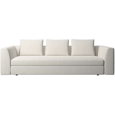 BoConcept Sofá Bergamo de 3 plazas tela Lazio bouclé . Blanco BoConcept Sofá Bergamo de 3 plazas tela Lazio bouclé . Blanco