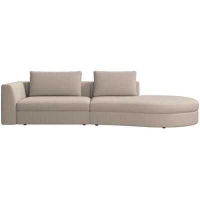 BoConcept Sofá Bergamo lounge de 2,5 plazas tela Lazio bouclé , derecha. Beige BoConcept Sofá Bergamo lounge de 2,5 plazas tela Lazio bouclé , derecha. Beige
