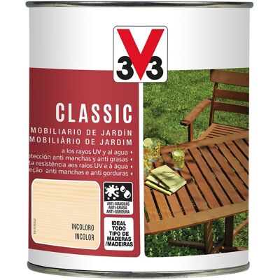 V33 Aceite de Teca Alta Resistencia para la Madera . (750 ml) Cristal V33 Aceite de Teca Alta Resistencia para la Madera . (750 ml) Cristal