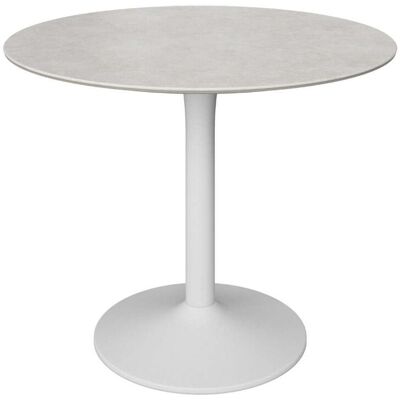 BoConcept Mesa New York pata blanca . Gris BoConcept Mesa New York pata blanca . Gris