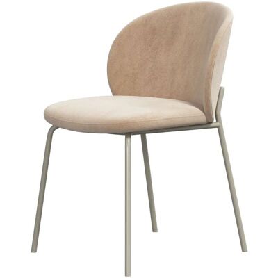 BoConcept Pack de dos sillas Princeton gris ceniza tela Velvet . Arena BoConcept Pack de dos sillas Princeton gris ceniza tela Velvet . Arena