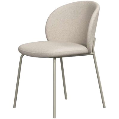 BoConcept Pack de dos sillas Princeton gris ceniza tela Bristol . Beige BoConcept Pack de dos sillas Princeton gris ceniza tela Bristol . Beige