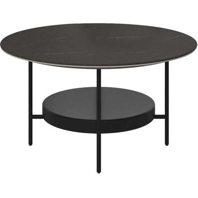 BoConcept Mesa de centro circular Madrid . Negro BoConcept Mesa de centro circular Madrid . Negro
