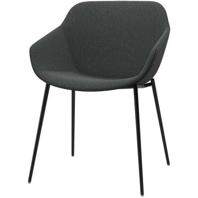BoConcept Pack de dos sillas Vienna en tela Nani . Gris oscuro BoConcept Pack de dos sillas Vienna en tela Nani . Gris oscuro