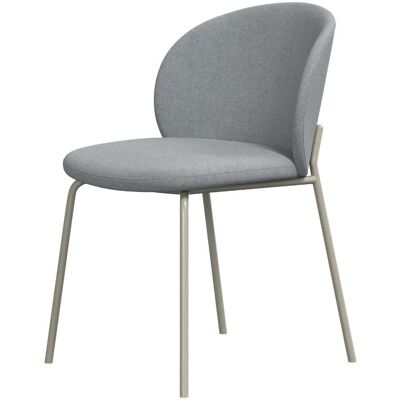 BoConcept Pack de dos sillas Princeton gris ceniza tela Frisco . Gris claro BoConcept Pack de dos sillas Princeton gris ceniza tela Frisco . Gris claro