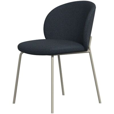 BoConcept Pack de dos sillas Princeton gris ceniza tela Bristol . Azul oscuro BoConcept Pack de dos sillas Princeton gris ceniza tela Bristol . Azul oscuro