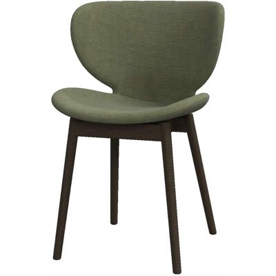 BoConcept Pack de dos sillas Hamilton pata roble oscuro tela Skagen . Verde BoConcept Pack de dos sillas Hamilton pata roble oscuro tela Skagen . Verde