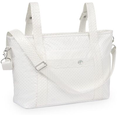 PAZ Rodríguez Bolso para silla colección Alana. Beige PAZ Rodríguez Bolso para silla colección Alana. Beige