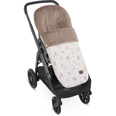 PAZ Rodríguez Saco para silla tamaño universal colección Lebrel. Marrón topo PAZ Rodríguez Saco para silla tamaño universal colección Lebrel. Marrón topo