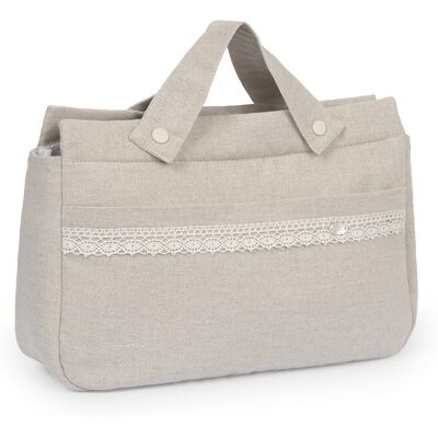 PAZ Rodríguez Bolso para silla colección Candea. Natural PAZ Rodríguez Bolso para silla colección Candea. Natural
