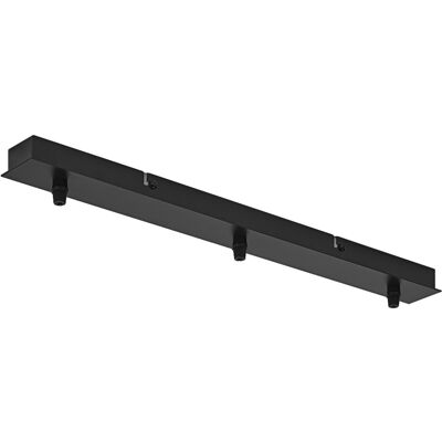 EGLO Péndulo Vintage 1906 Canopy Triple Linear. Negro EGLO Péndulo Vintage 1906 Canopy Triple Linear. Negro
