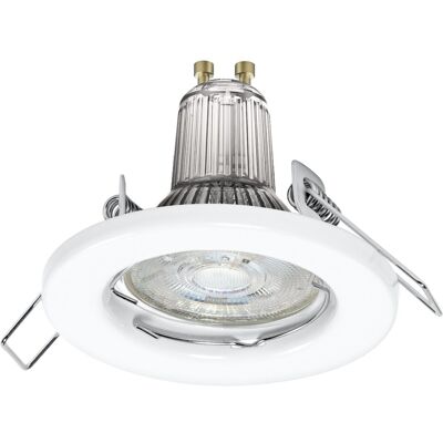 EGLO Kit de 3 focos LED empotrables Essential GU10 blancos 3 × 2,6 W. Blanco EGLO Kit de 3 focos LED empotrables Essential GU10 blancos 3 × 2,6 W. Blanco