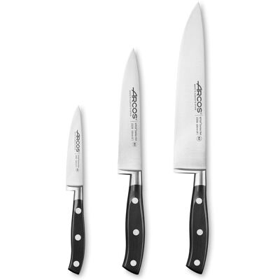 Arcos Set de cocina de 3 piezas Riviera . Acero Arcos Set de cocina de 3 piezas Riviera . Acero