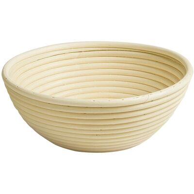 Molde de pan de ratán Ibili Ø 22 cm - Banneton redondo para pan casero Molde de pan de ratán Ibili Ø 22 cm - Banneton redondo para pan casero