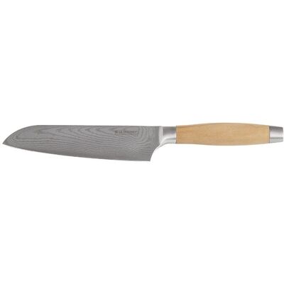 Le Creuset Cuchillo Santoku con mango de madera. Le Creuset Cuchillo Santoku con mango de madera.