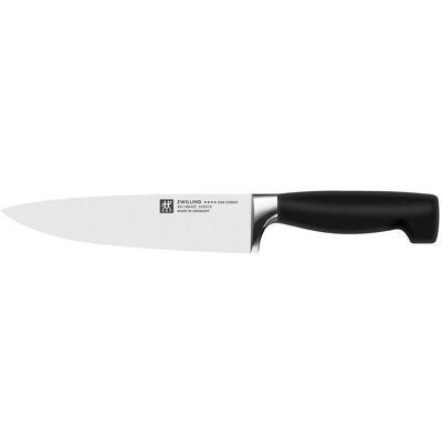 Zwilling Cuchillo de chef compacto Vier Sterne . Negro Zwilling Cuchillo de chef compacto Vier Sterne . Negro