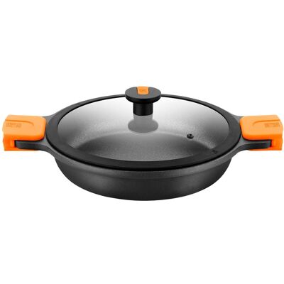 Bra Cacerola baja con tapa Efficient Pro . (Cacerola de 40 cm) Negro Bra Cacerola baja con tapa Efficient Pro . (Cacerola de 40 cm) Negro