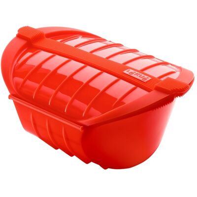 Lékué Estuche de vapor hondo 3-4 personas . Rojo Lékué Estuche de vapor hondo 3-4 personas . Rojo