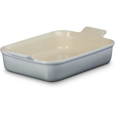 Le Creuset Bandeja rectangular Heritage de cerámica de gres . (32 cm) Gris claro Le Creuset Bandeja rectangular Heritage de cerámica de gres . (32 cm) Gris claro