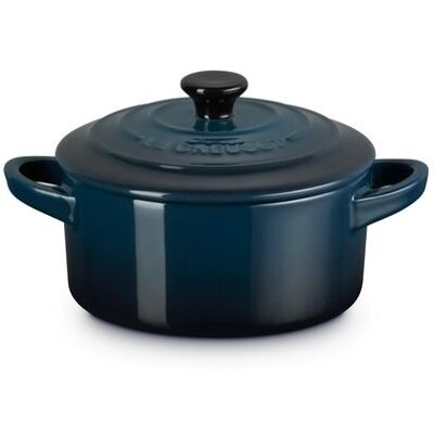 Le Creuset Mini cocotte cerámica de gres . Azul oscuro Le Creuset Mini cocotte cerámica de gres . Azul oscuro