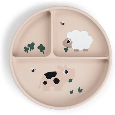 Done by Deer Modelo Pequeño - Plato con Ventosa para Tiny Farm Done by Deer Modelo Pequeño - Plato con Ventosa para Tiny Farm