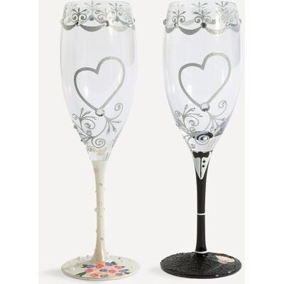 Enesco - 6007478 - 230ml - 2pc - Copas de champagne Enesco - 6007478 - 230ml - 2pc - Copas de champagne