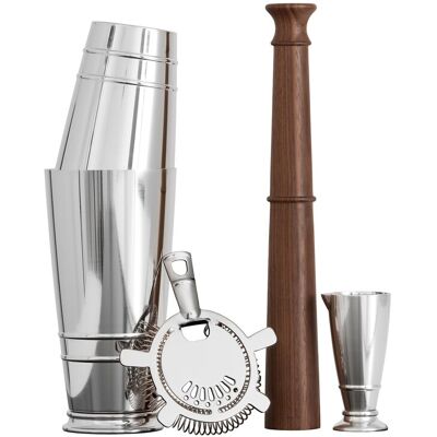 Fortessa Set de 4 accesorios de coctelería Signature . Acero Fortessa Set de 4 accesorios de coctelería Signature . Acero