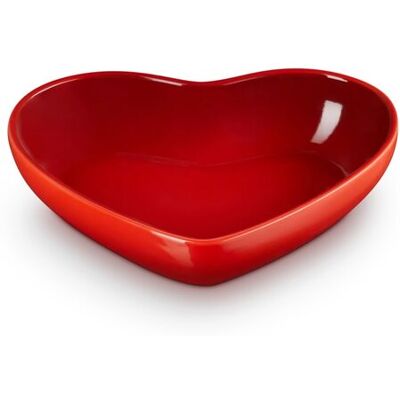 Le Creuset L'Amour Heart Colección Cerise 20cm Cuenco Corazón - Cuenco de gres, apto para horno y lavavajillas, 650ml Le Creuset L'Amour Heart Colección Cerise 20cm Cuenco Corazón - Cuenco de gres, apto para horno y lavavajillas, 650ml