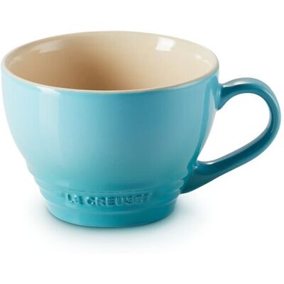 Le Creuset Taza Grande de Loza Teal - Taza de cerámica Le Creuset Taza Grande de Loza Teal - Taza de cerámica