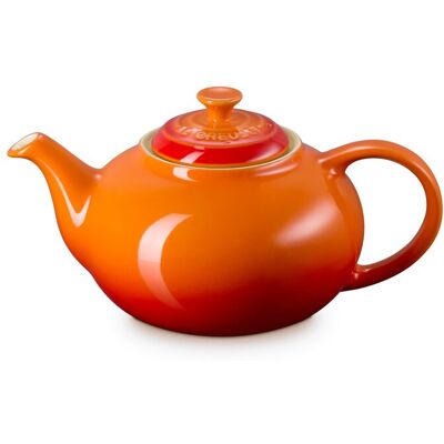 Le Creuset Tetera clásica de cerámica gres . Naranja Le Creuset Tetera clásica de cerámica gres . Naranja