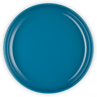 Le Creuset Cuenco de Pasta de Gres en Azul Azure 22cm - Duradero, 960ml, Elegante Le Creuset Cuenco de Pasta de Gres en Azul Azure 22cm - Duradero, 960ml, Elegante