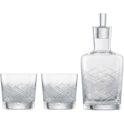 Zwiesel Glas Set de 2 vasos whisky y botella con tapón Bar Premium nº2 . Cristal Zwiesel Glas Set de 2 vasos whisky y botella con tapón Bar Premium nº2 . Cristal