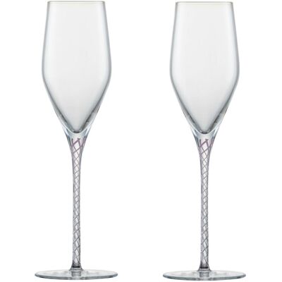 Zwiesel Glas Juego de 2 copas de champán pie Rosè Spirit . Cristal Zwiesel Glas Juego de 2 copas de champán pie Rosè Spirit . Cristal
