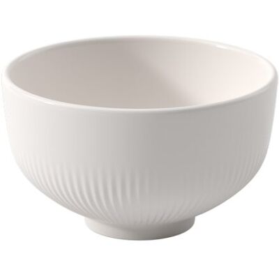 Villeroy & Boch Afina - Juego de cuenco y plato - Relieve de rayos de sol elegante Villeroy & Boch Afina - Juego de cuenco y plato - Relieve de rayos de sol elegante