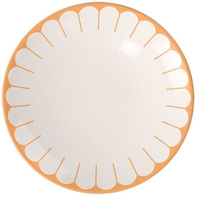 Villeroy & Boch Fleur Juego de 6 platos de postre - 21cm, Amarillo y Blanco Villeroy & Boch Fleur Juego de 6 platos de postre - 21cm, Amarillo y Blanco